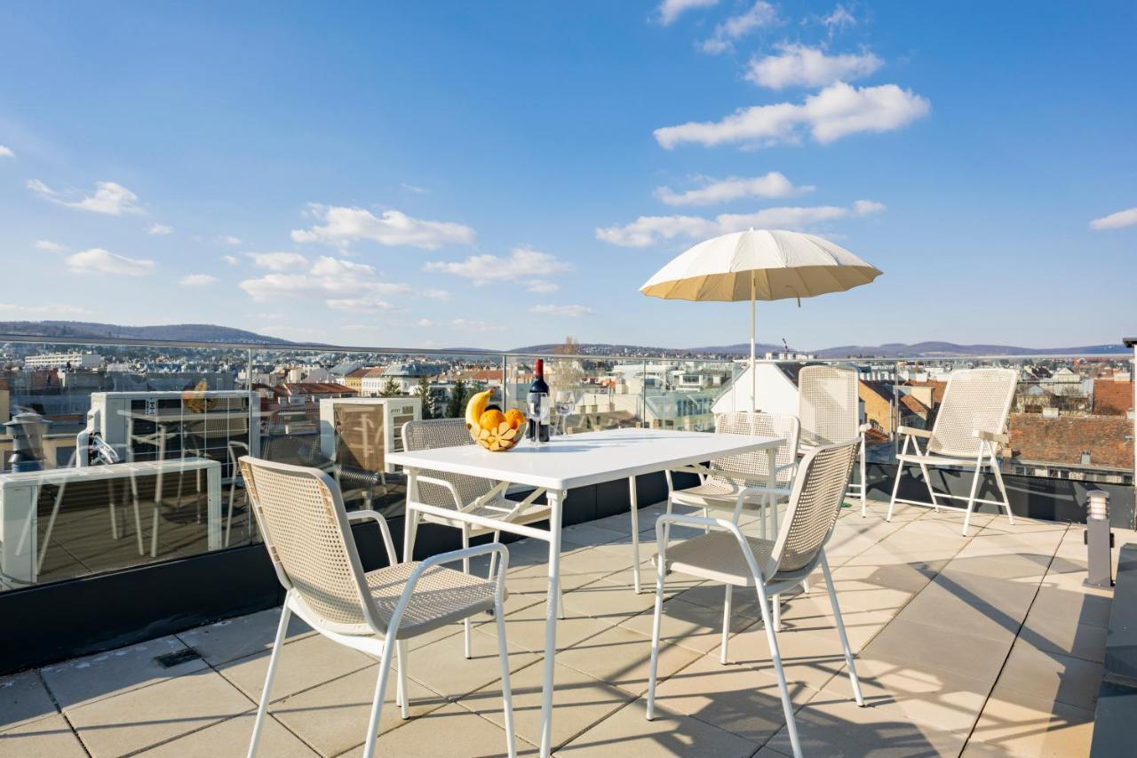 Rooftop Apartments Mit Grosser Terrasse Wien Ngoại thất bức ảnh